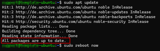 Apt update